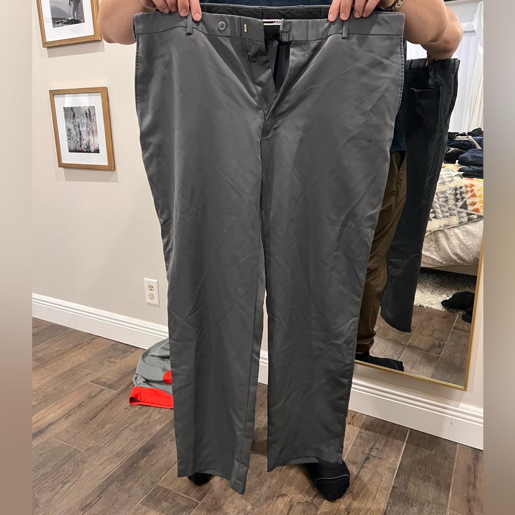 Jos A Bank Leadbetter Mens Grey Golf Pants